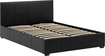 Waverley 5' Storage Bed - Black Pu