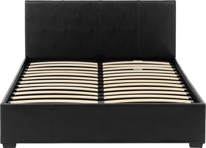 Waverley 5' Storage Bed - Black Pu