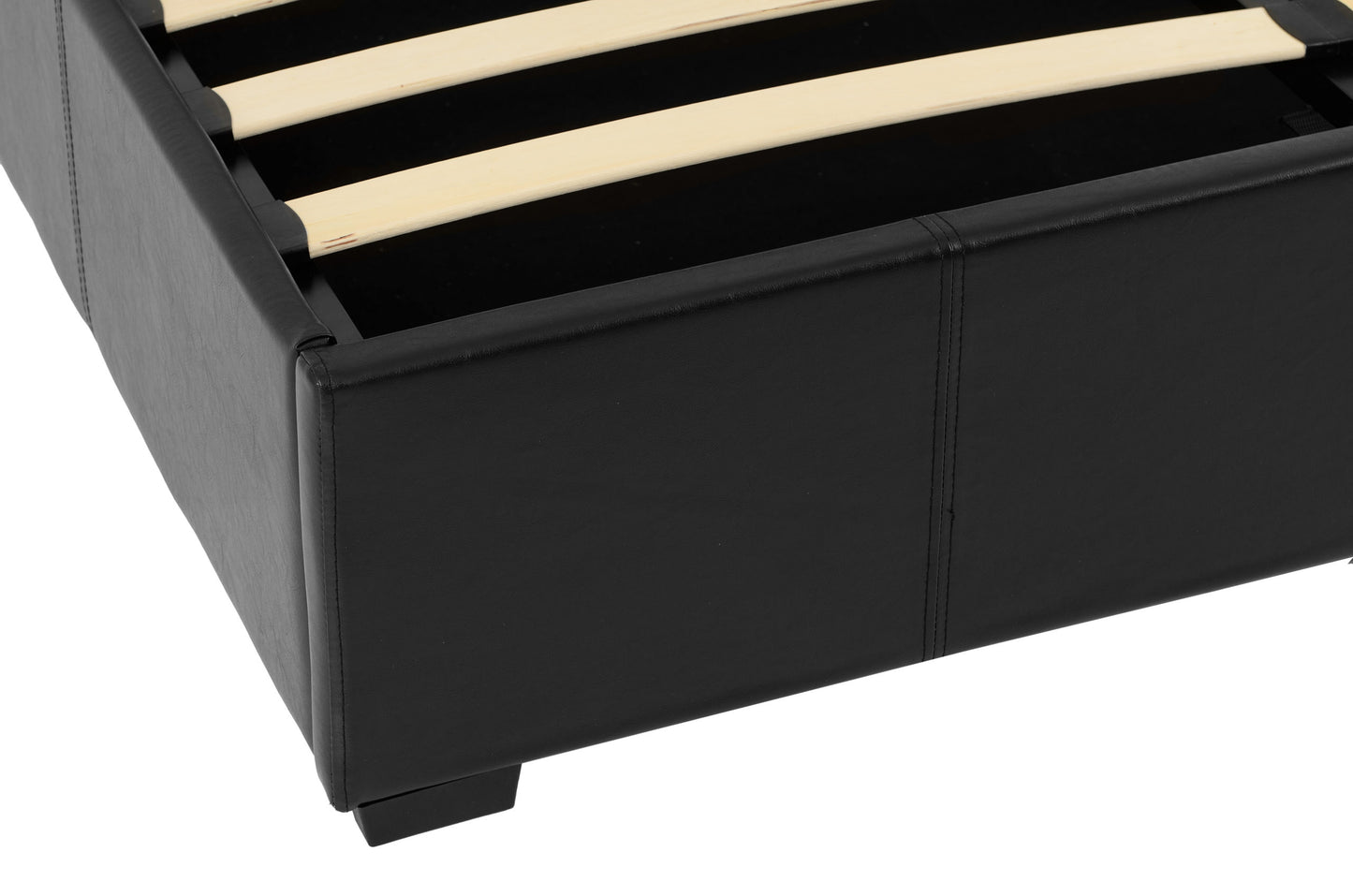 Waverley 5' Storage Bed - Black Pu