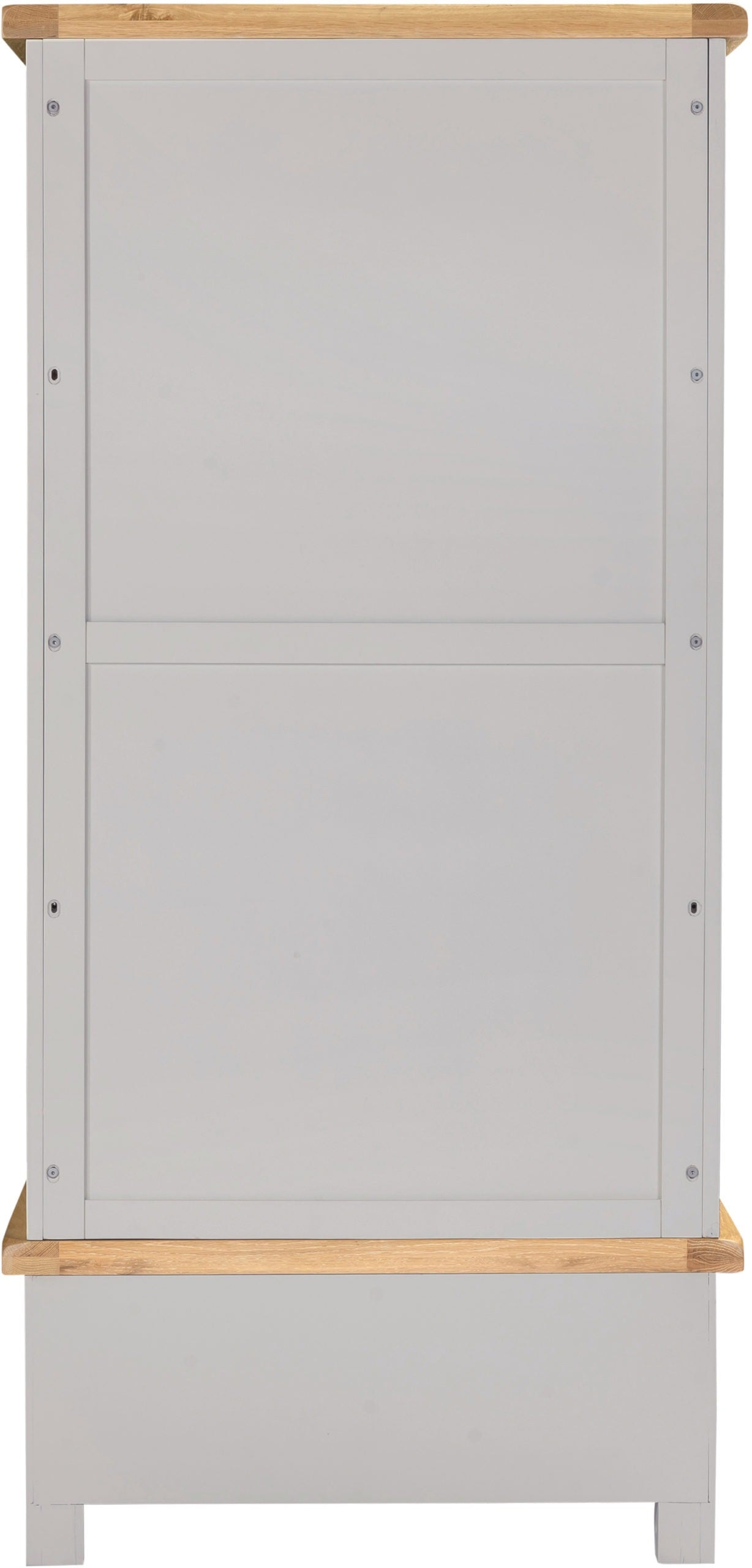 Windsor 2 Door 1 Drawer Wardrobe - Pebble Grey/Oak