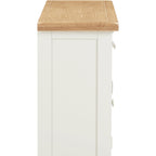 Windsor 3 Door 3 Drawer Sideboard - Ivory/Oak