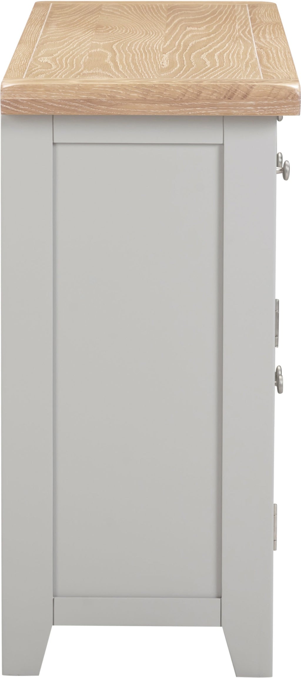 Windsor 3 Door 3 Drawer Sideboard - Pebble Grey/Oak