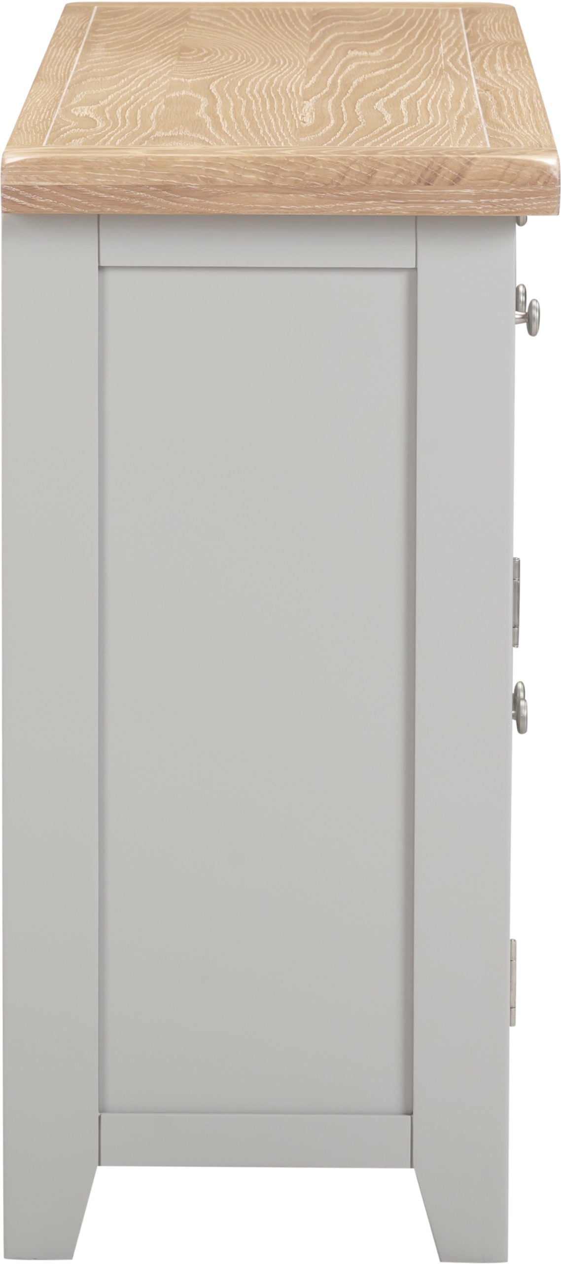 Windsor 3 Door 3 Drawer Sideboard - Pebble Grey/Oak