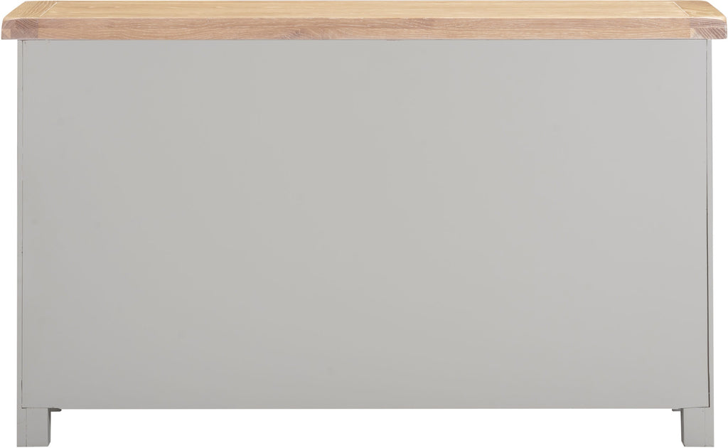 Windsor 3 Door 3 Drawer Sideboard - Pebble Grey/Oak