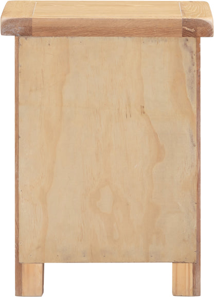 Windsor 3 Drawer Bedside - Natural Oak