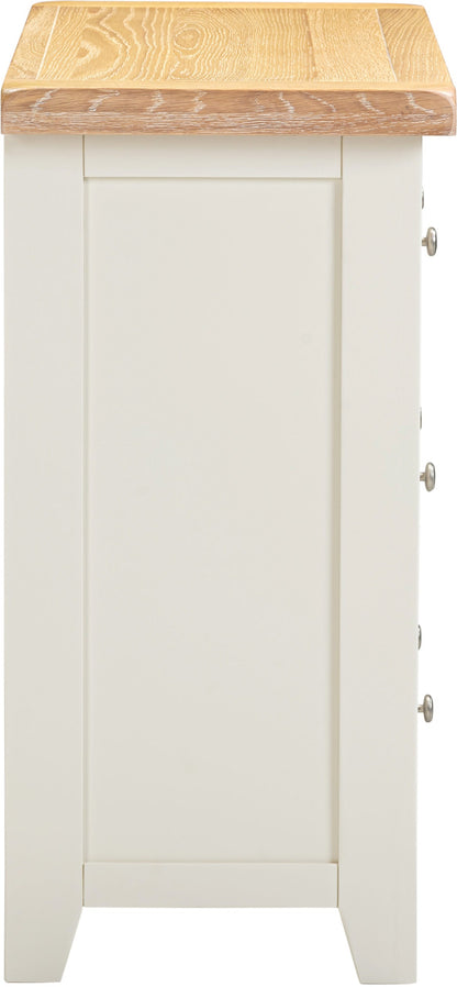 Windsor 3 Drawer Chest - Ivory/Oak