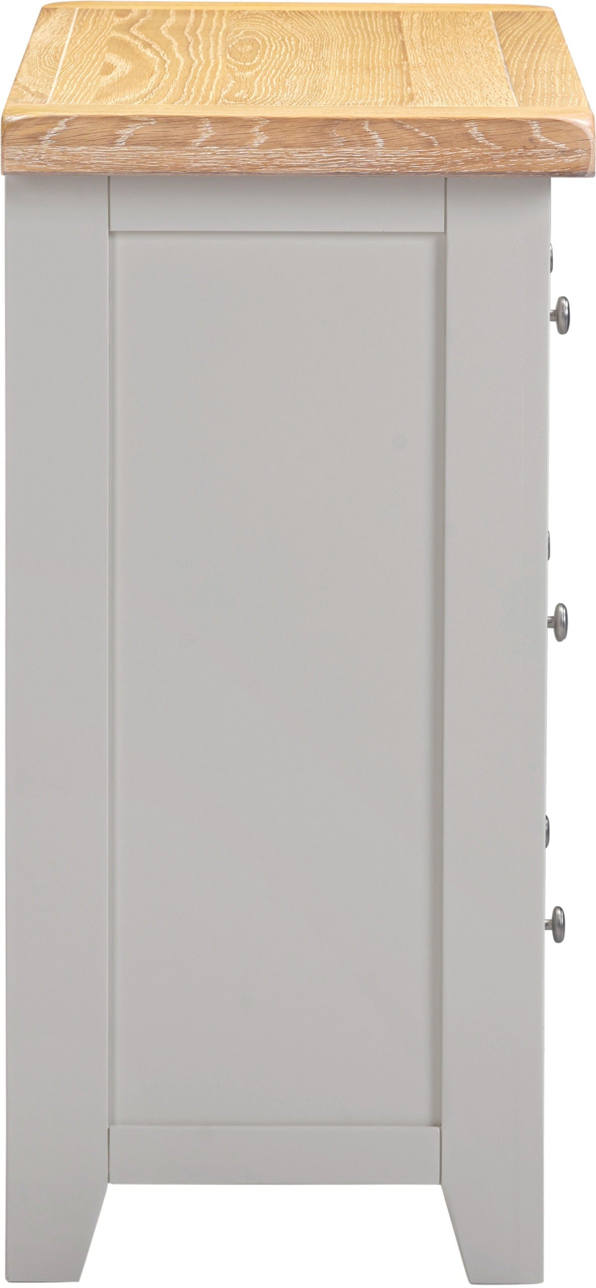Windsor 3 Drawer Chest - Pebble Grey/Oak