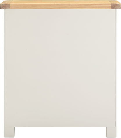 Windsor 3+2 Drawer Chest - Ivory/Oak