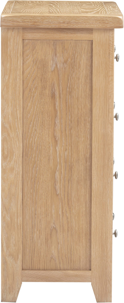 Windsor 3+2 Drawer Chest - Natural Oak