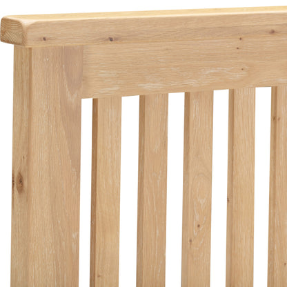 Windsor 4'6" Low End Bed - Natural Oak