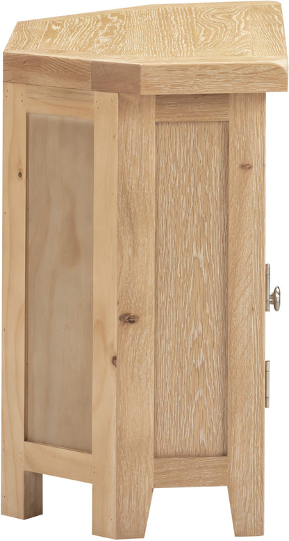 Windsor Corner Tv Unit - Natural Oak