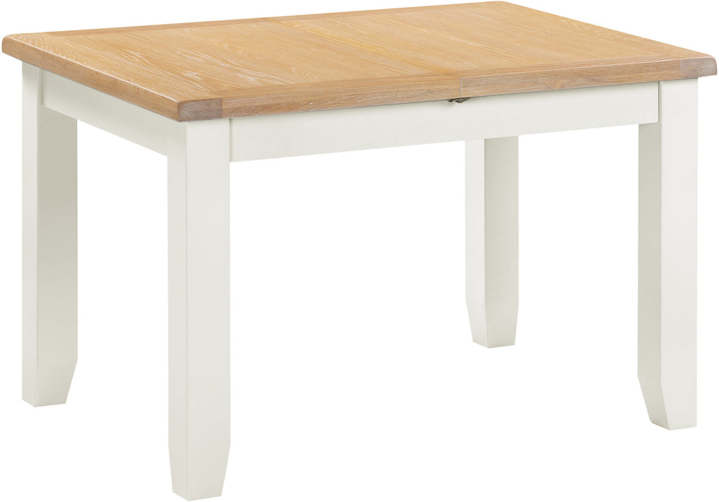 Windsor Extending Dining Table - Ivory/Oak