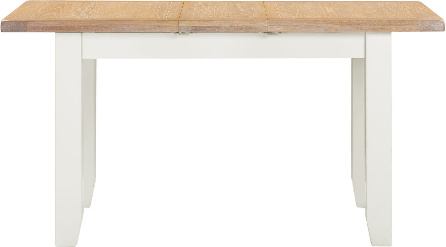 Windsor Extending Dining Table - Ivory/Oak