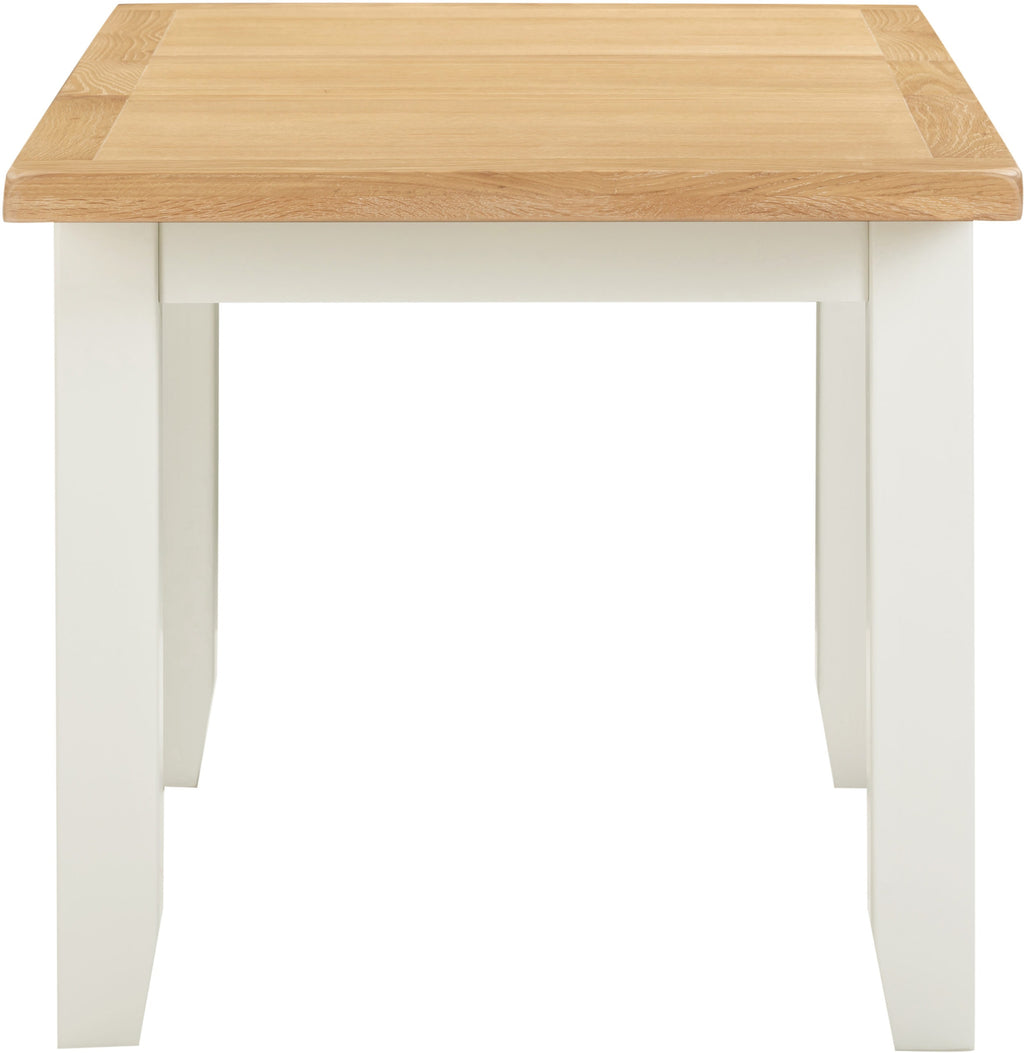 Windsor Extending Dining Table - Ivory/Oak