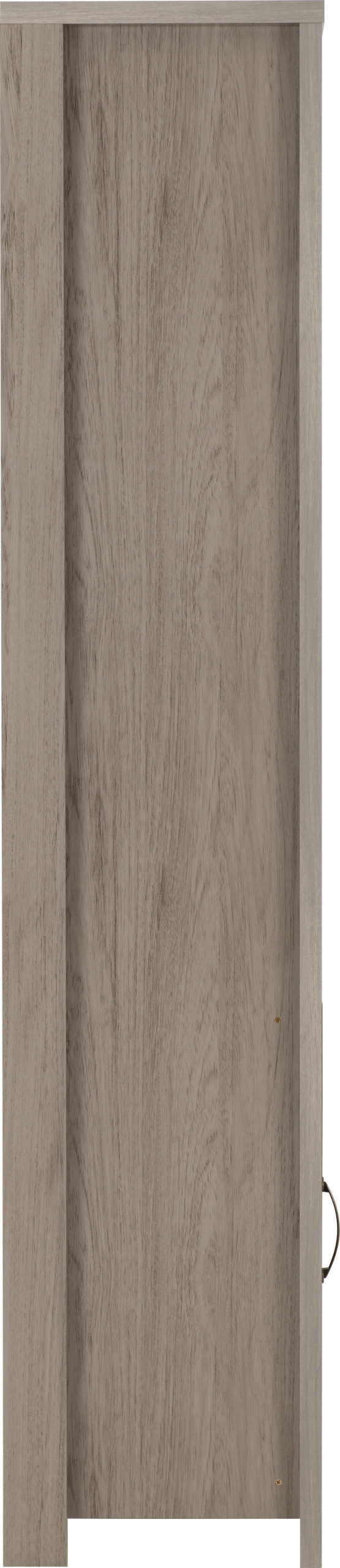 Zurich 1 Door Bookcase - Grey Wood Grain