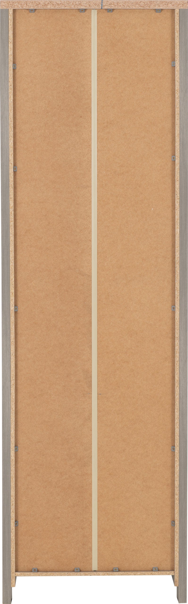 Zurich 1 Door Bookcase - Grey Wood Grain